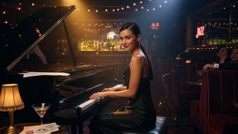 Jazz club portrait