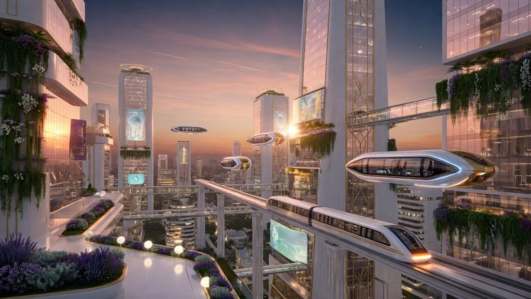 Futuristic city